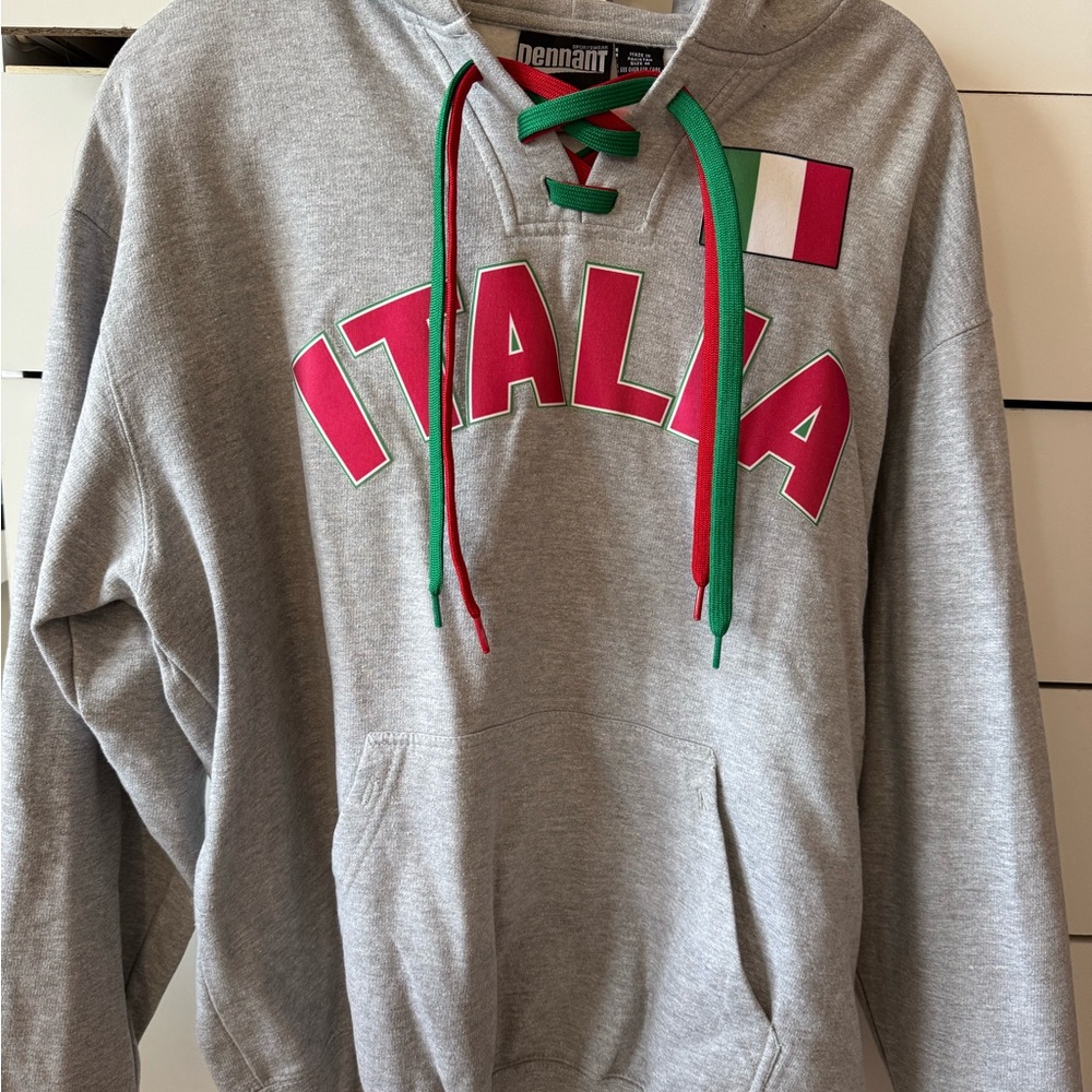 Gray Italia Hoodie